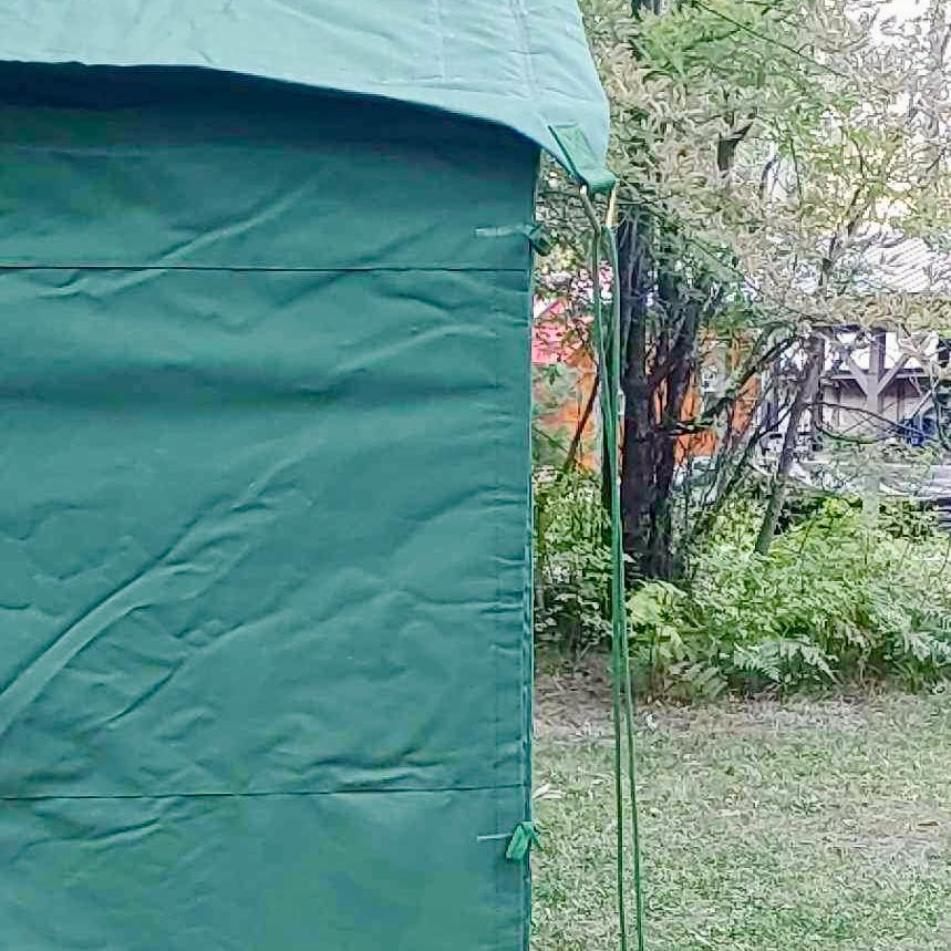 5m x 4m Canvas Tent Square Pole (16ft x 13ft)