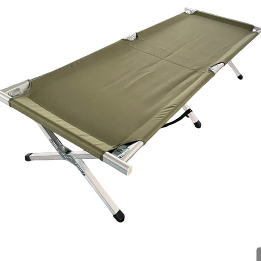Lightweight Army/Military style aluminum folding bed