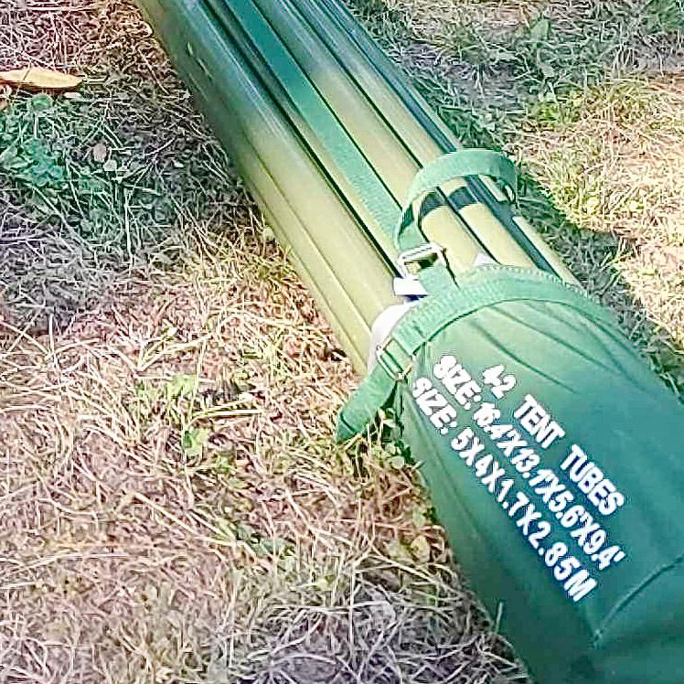 5x4m Canvas Tent Round Pole (16 ft x 13ft)