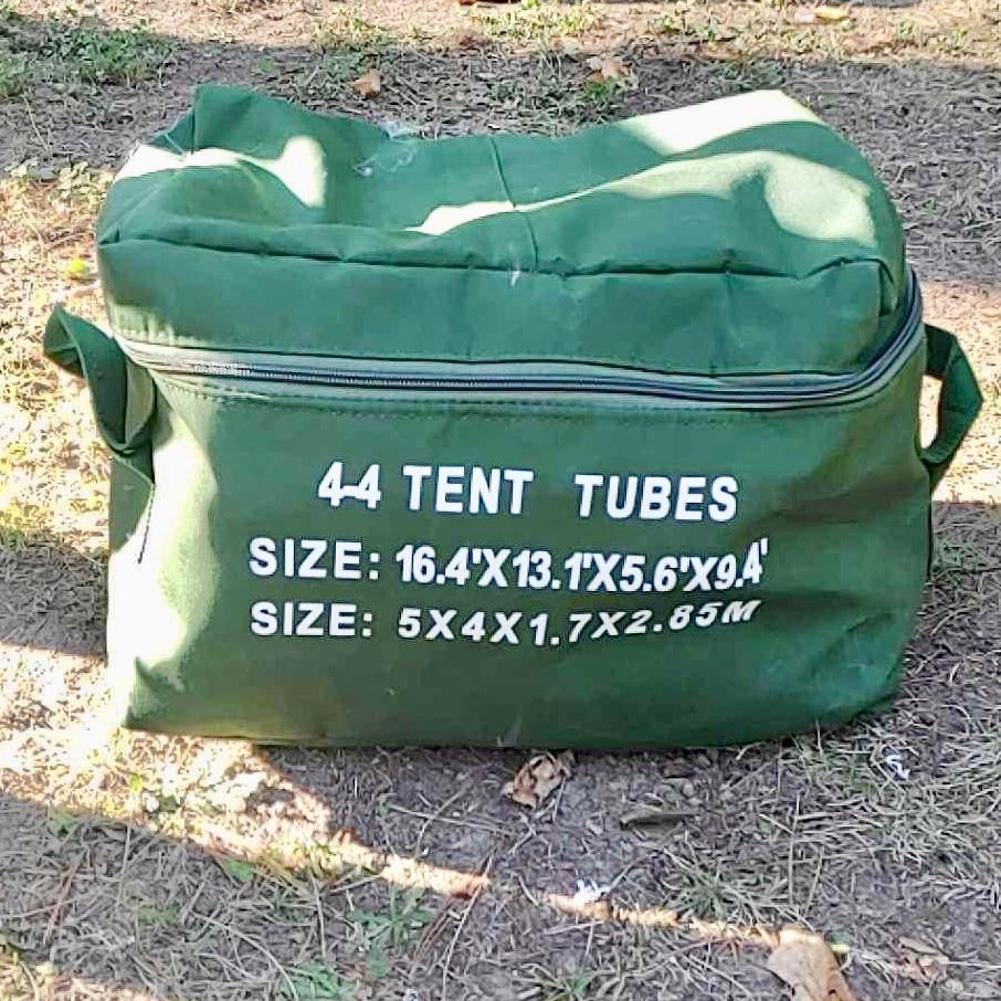 5x4m Canvas Tent Round Pole (16 ft x 13ft)